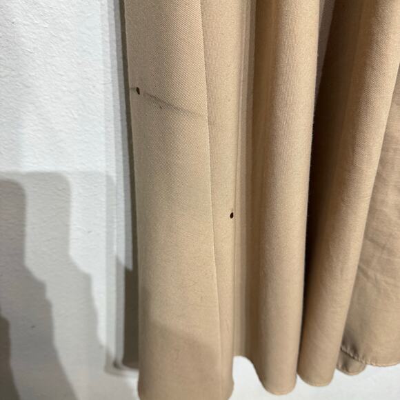 Leslie Fay Tan Vintage Midi Dress Sz 12 - Picture 5 of 14